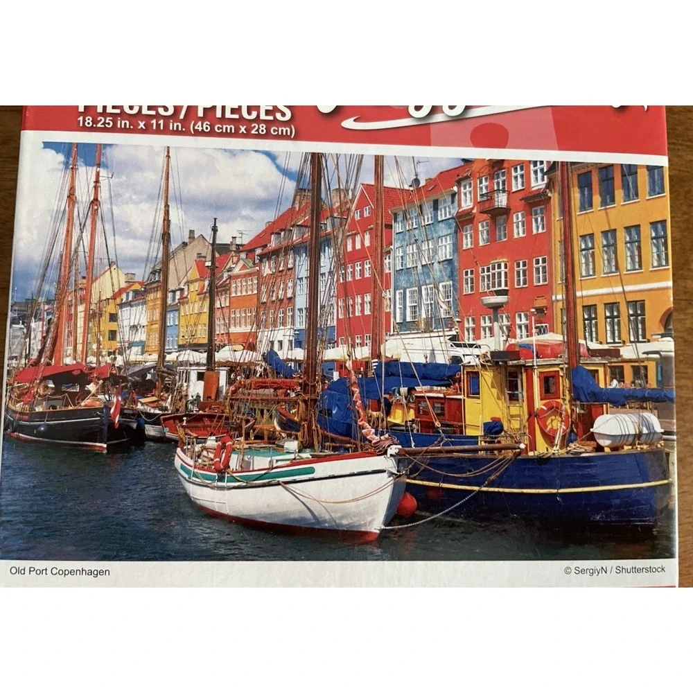 Old Port Copenhagen 300 Piece Jigsaw Cra-Z-Art Puzzlebug #400 Sealed New